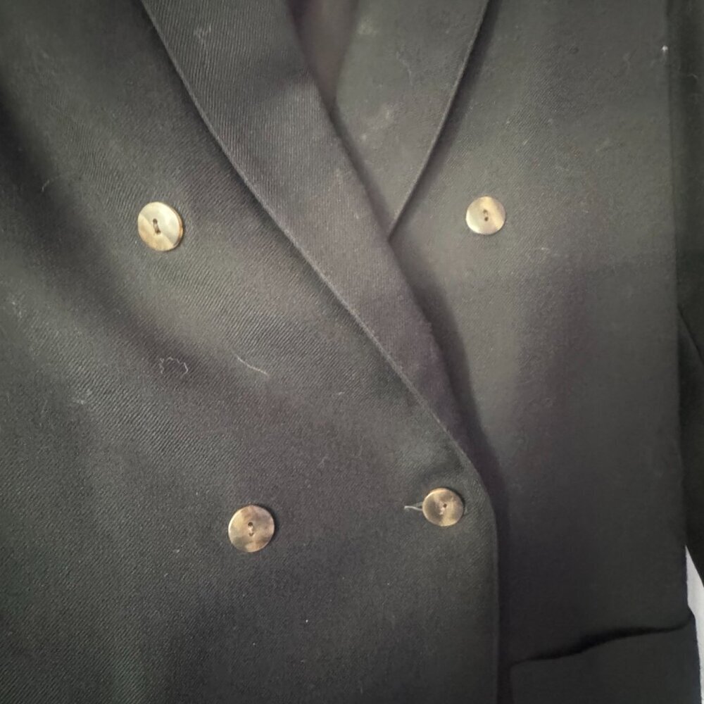 Vintage 1990's Black Blazer BREECHES brand size 4 womens like new - Picture 7 of 8